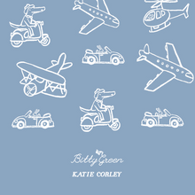 Load image into Gallery viewer, Bitty Green-Blue Travel Friends