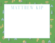 Load image into Gallery viewer, Green Camp Stationery Set