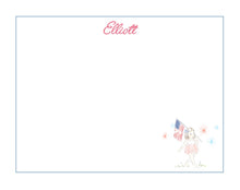 Load image into Gallery viewer, Patriotic Girl Stationery
