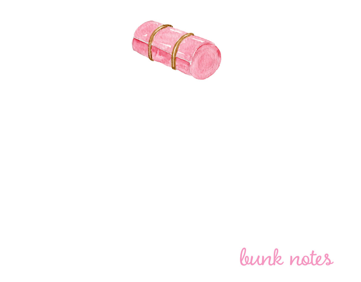 Bunk Notes Camp Stationery Set Katie Corley Art