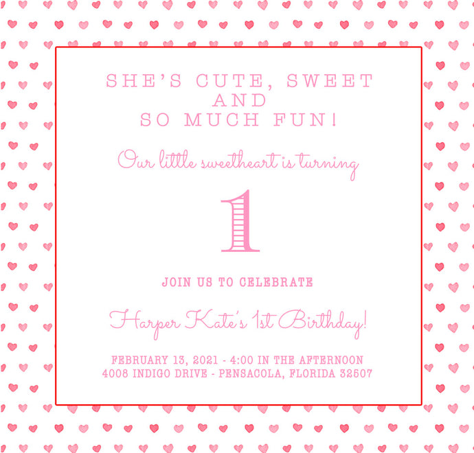 Sweetheart Invitations