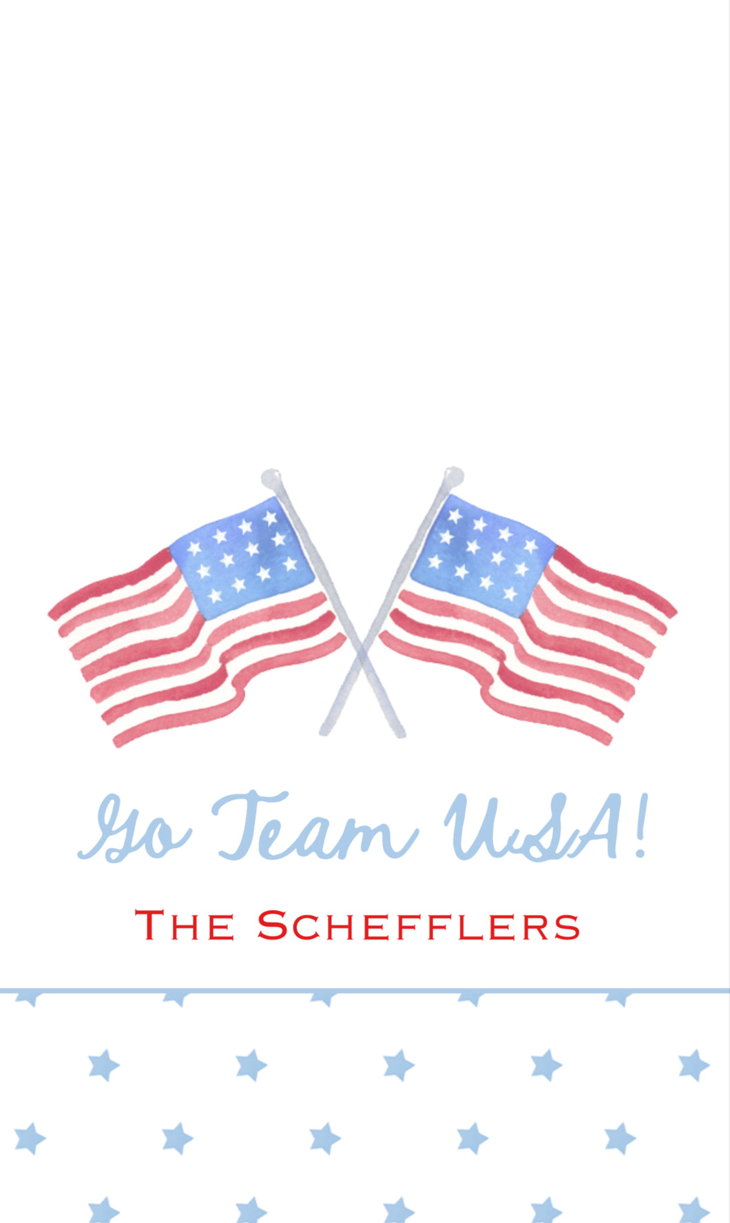 American Flag Gift Tags