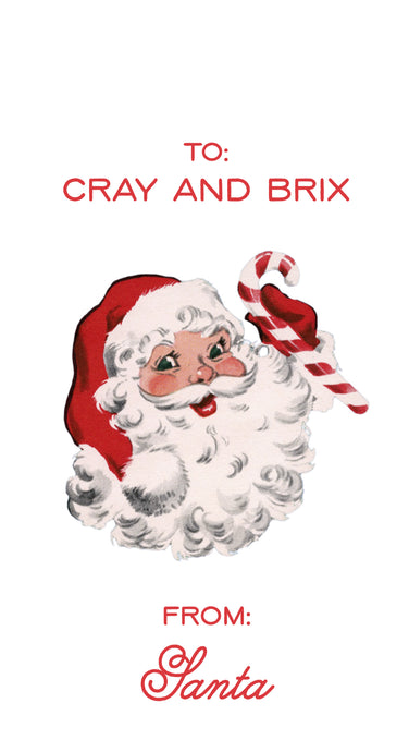 From Santa Large Tag