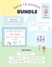 Load image into Gallery viewer, Back to School Bundle-Option 1 Blue