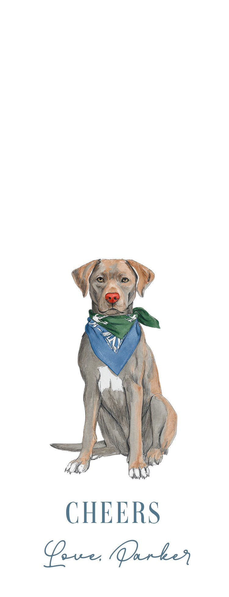 RL Rudolph Lab Wine Tag