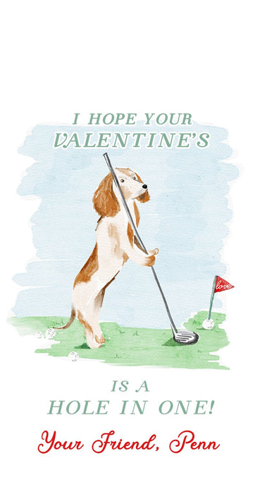 Hole in One Pup Gift Tags