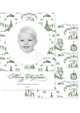 Load image into Gallery viewer, Ann Reeves Kids Toile Christmas Vertical II