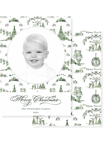 Ann Reeves Kids Toile Christmas Vertical II