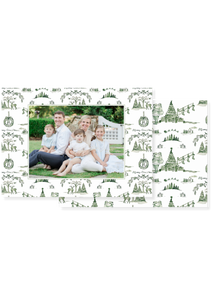 Ann Reeves Kids Toile Christmas Horizontal