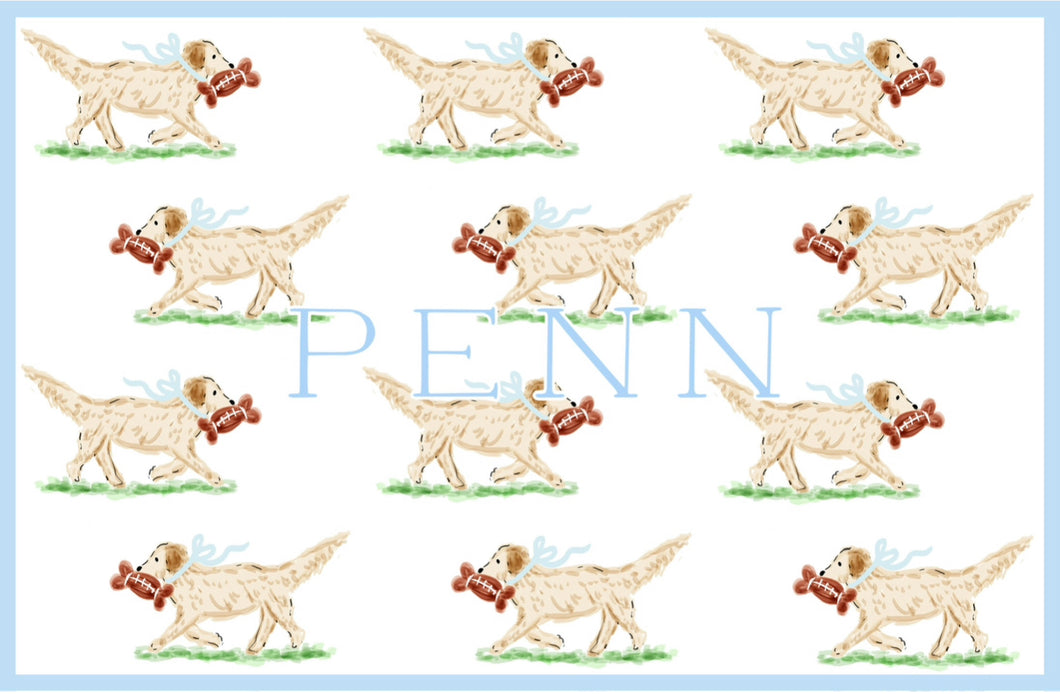 Football Fetch Placemat