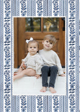 Load image into Gallery viewer, Navy Trellis Scroll