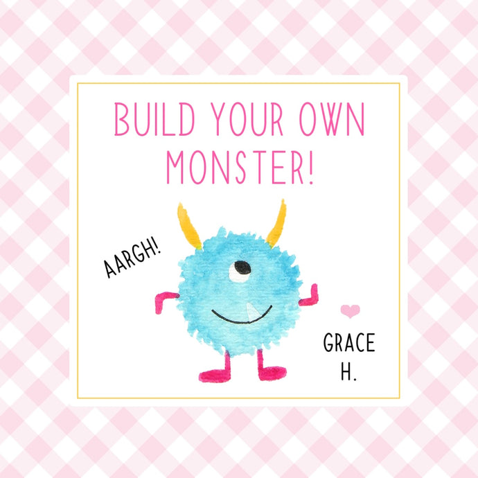 Build Your Own Monster - Pink