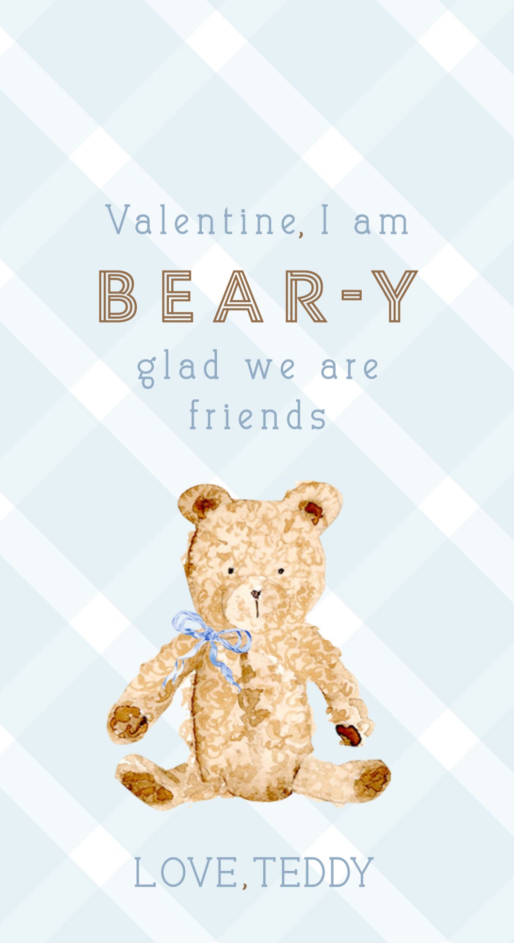 Beary Glad Blue