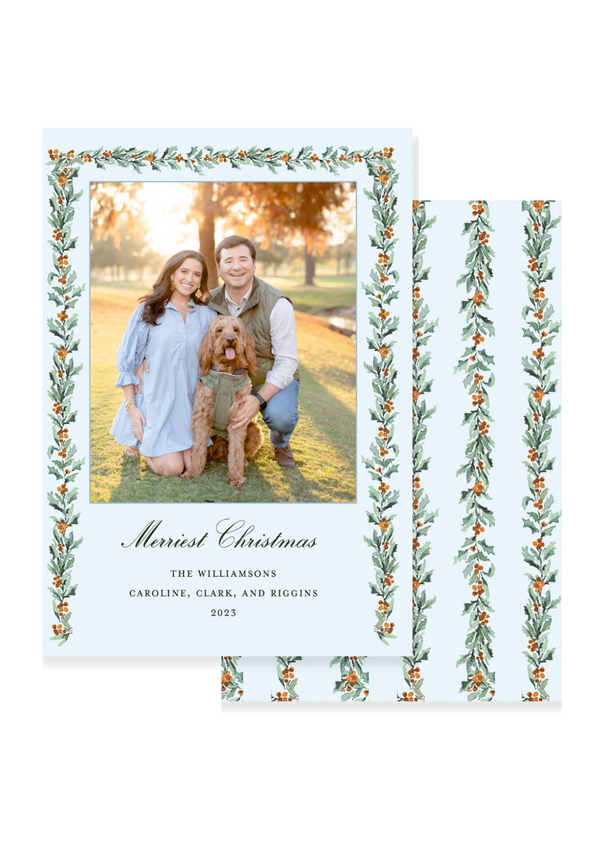 Holly Garland Blue Katie Corley Art