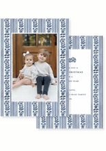 Load image into Gallery viewer, Navy Trellis Scroll