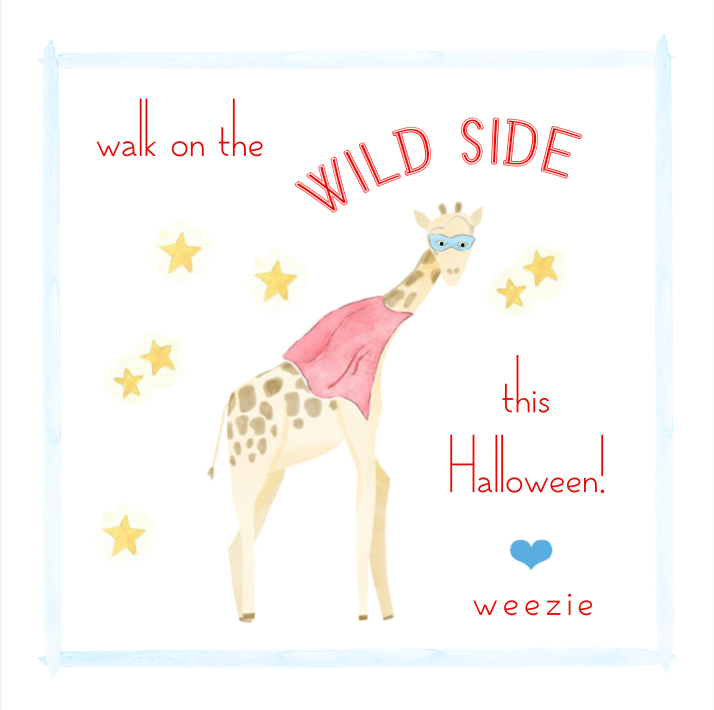 Wild Halloween Giraffe