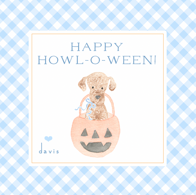 Howl-o-ween Pup-Blue