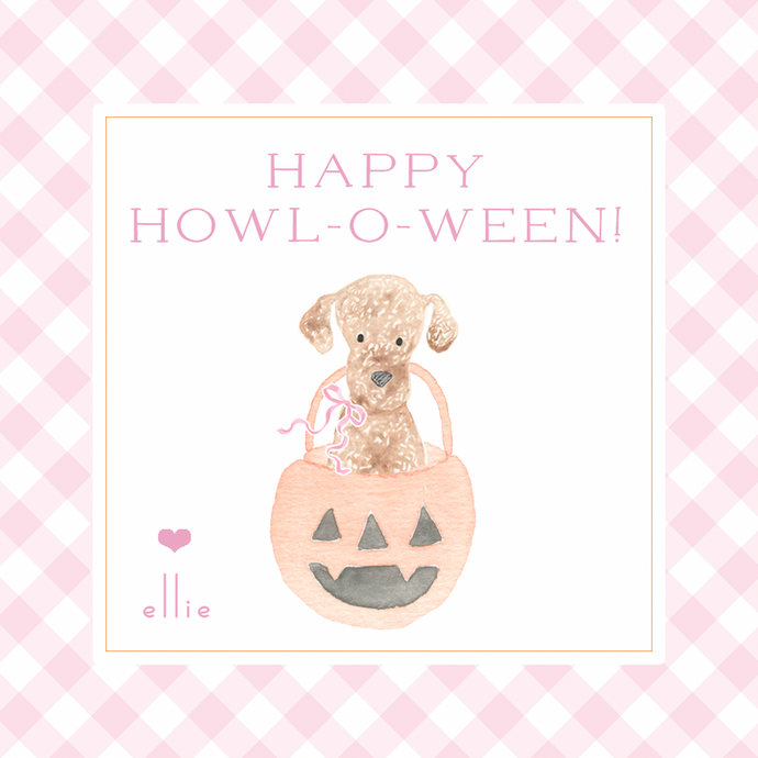 Howl-o-ween Pup-Pink