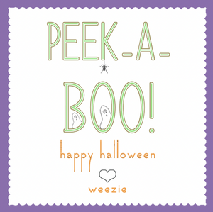 Peek-A-Boo Halloween Tag