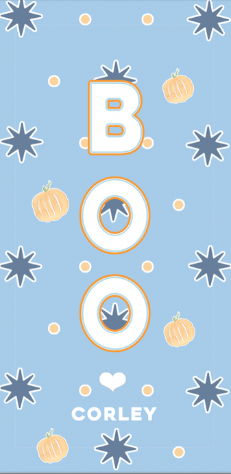 Boo Tags-Blue