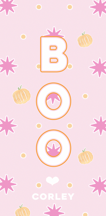 Boo Tags-Pink