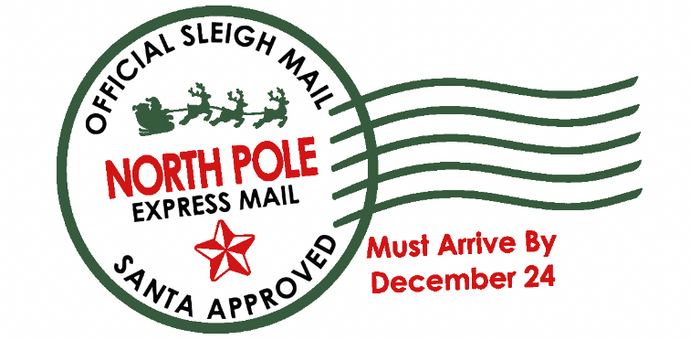 Sleigh Mail Sticker II