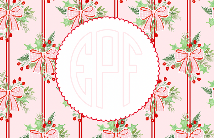 Bow & Holly Placemat