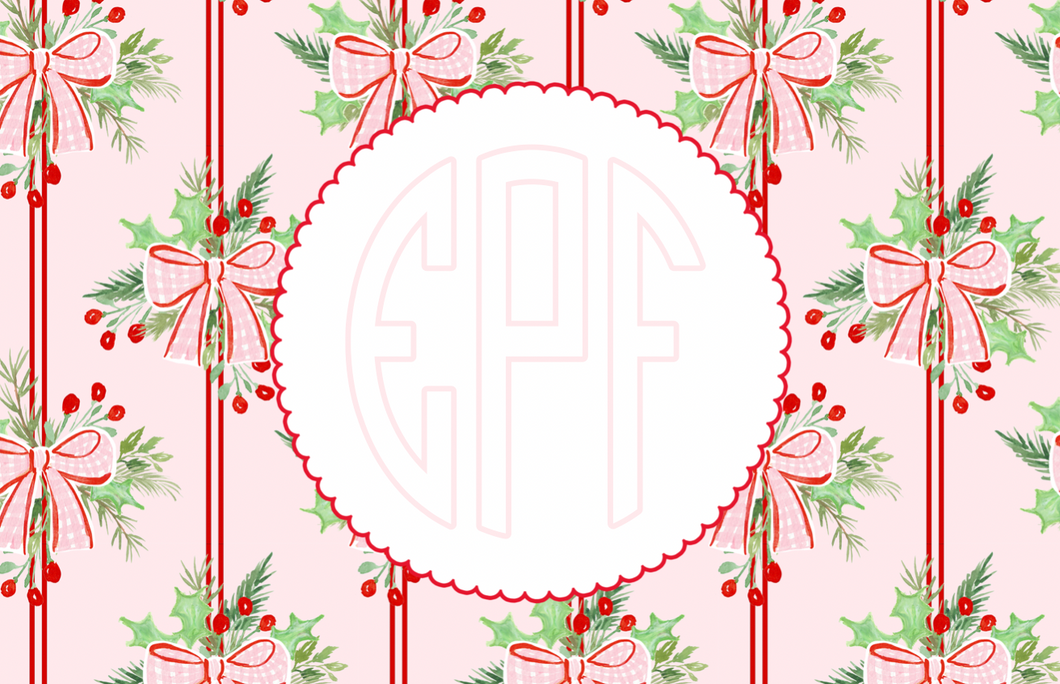 Bow & Holly Placemat