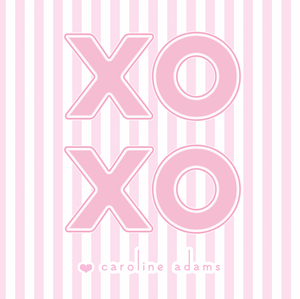 XOXO Pink Stripe