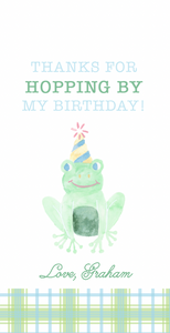 Hoppy Day Birthday Tag