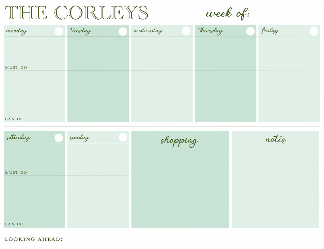 Weekly Planner