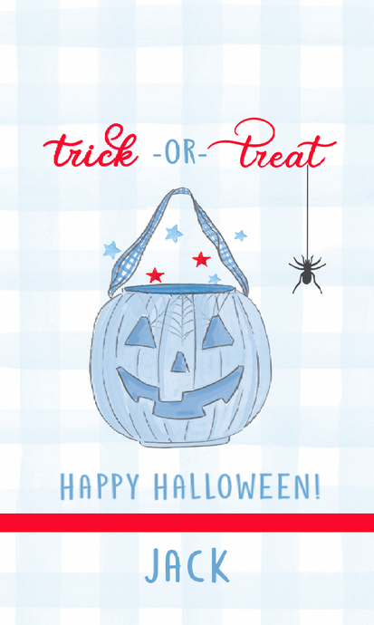 Halloween Bucket-Blue