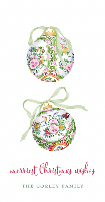 Medallion Ornaments Gift Tag