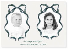 Load image into Gallery viewer, Double Tartan Bow Navy