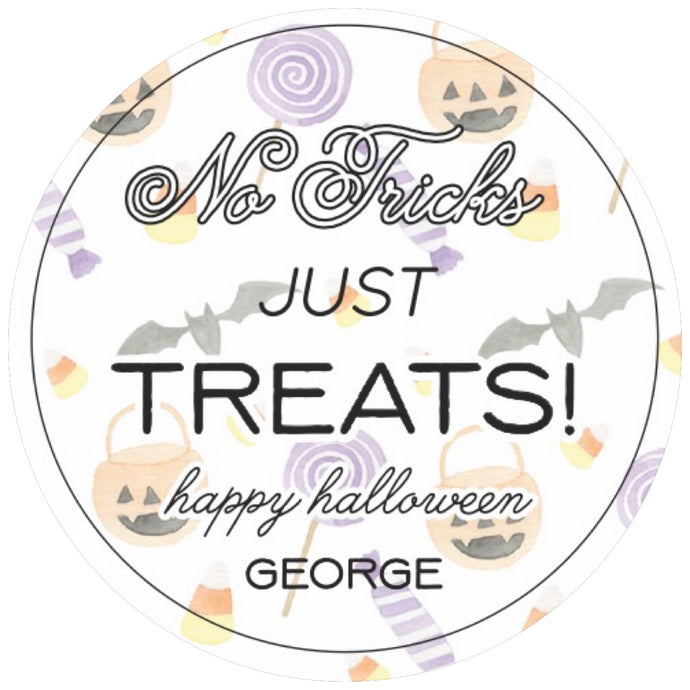 No Tricks Just Treats Sticker