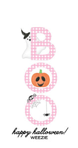 Boo Pink Gingham