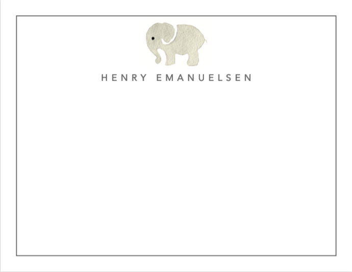 Little Elephant Stationery Set