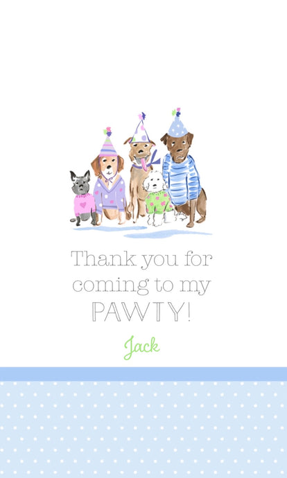 Puppy Pawty Gift Tags