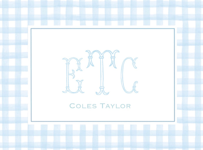 Three Letter Monogram Calling Cards 2