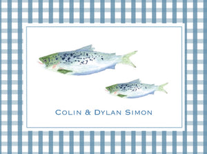 Two Fish Luggage Tag