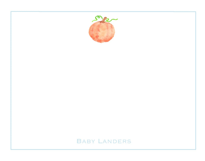 Pumpkin Stationery Set