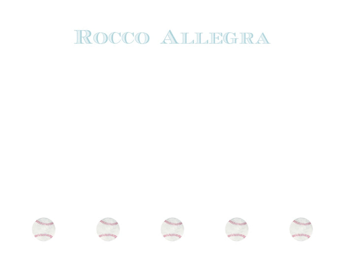 Baseball Stationery Set