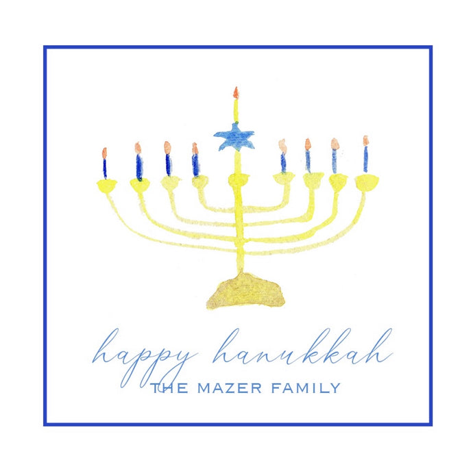 Happy Hanukkah Stickers