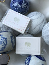 Load image into Gallery viewer, Little Elephant Calling Cards w Grey Border