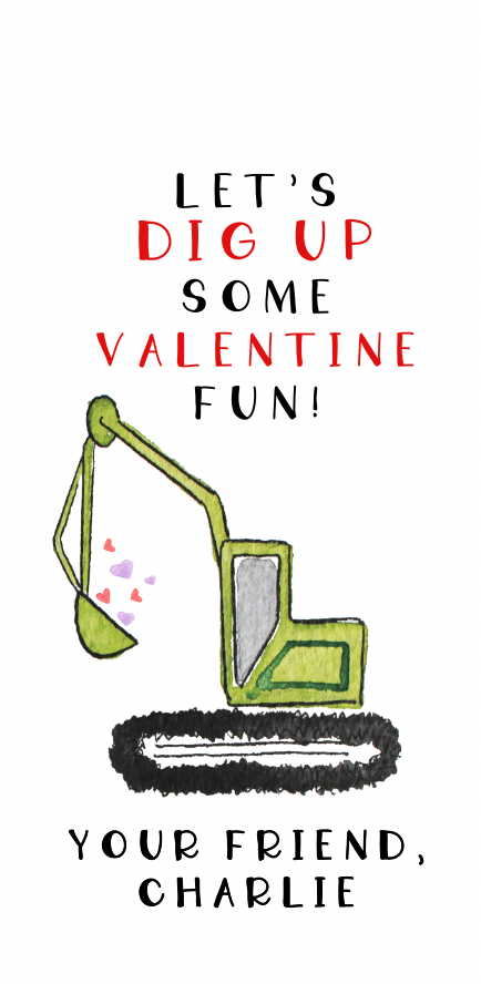 Digger Valentine Gift Tags
