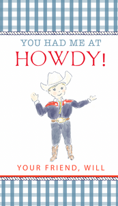 You Had Me at Howdy Gift Tags