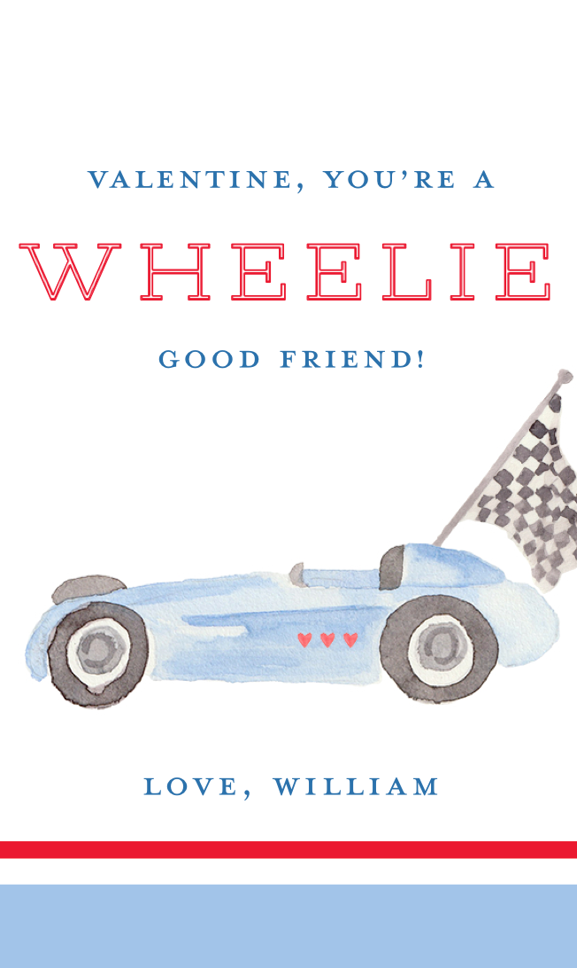 Wheelie Good Friend Gift Tag