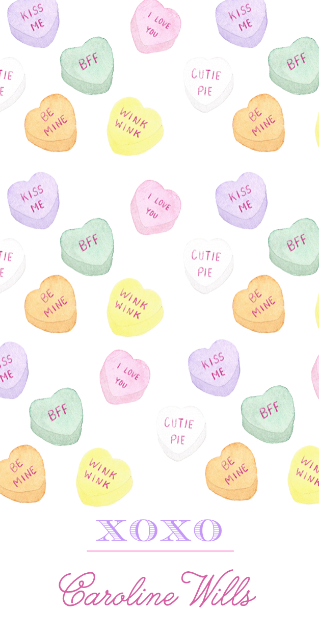 Conversation Hearts XOXO