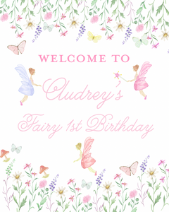 Fairy Party Sign