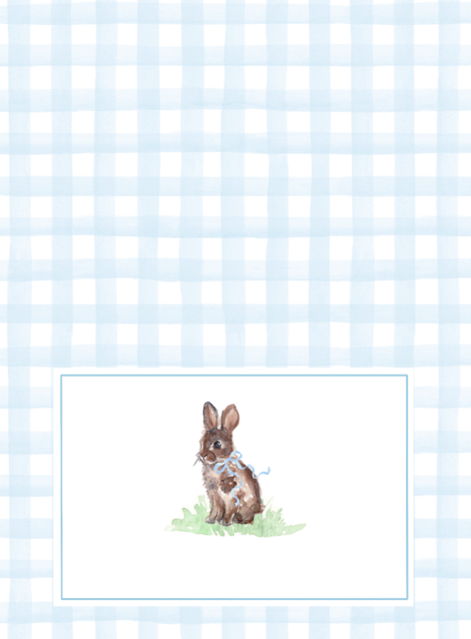 Brown Bunny Food Cards